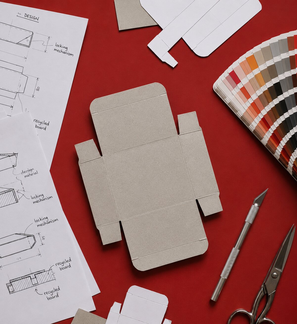 Design : plans de découpe et nuancier